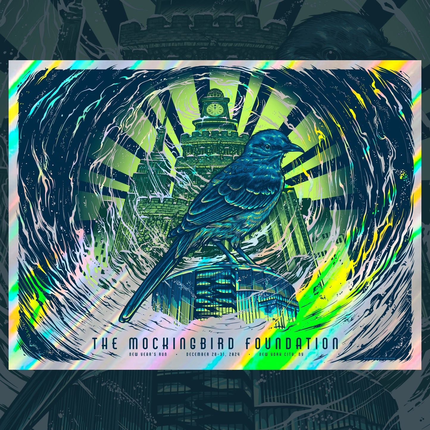 2025 NYE Run at Madison Square Garden Foil Poster