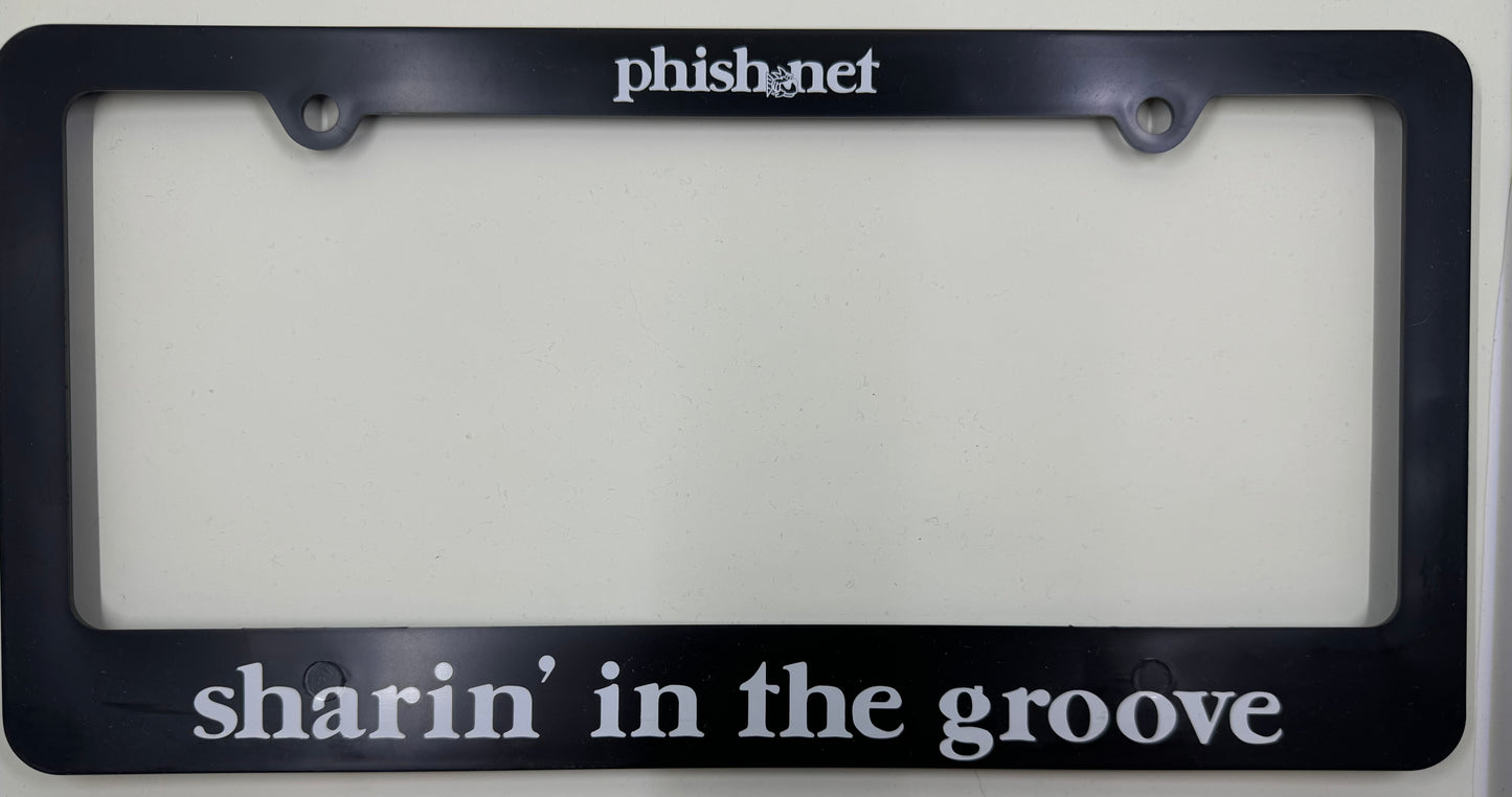 Sharin' in the groove License Plate Cover