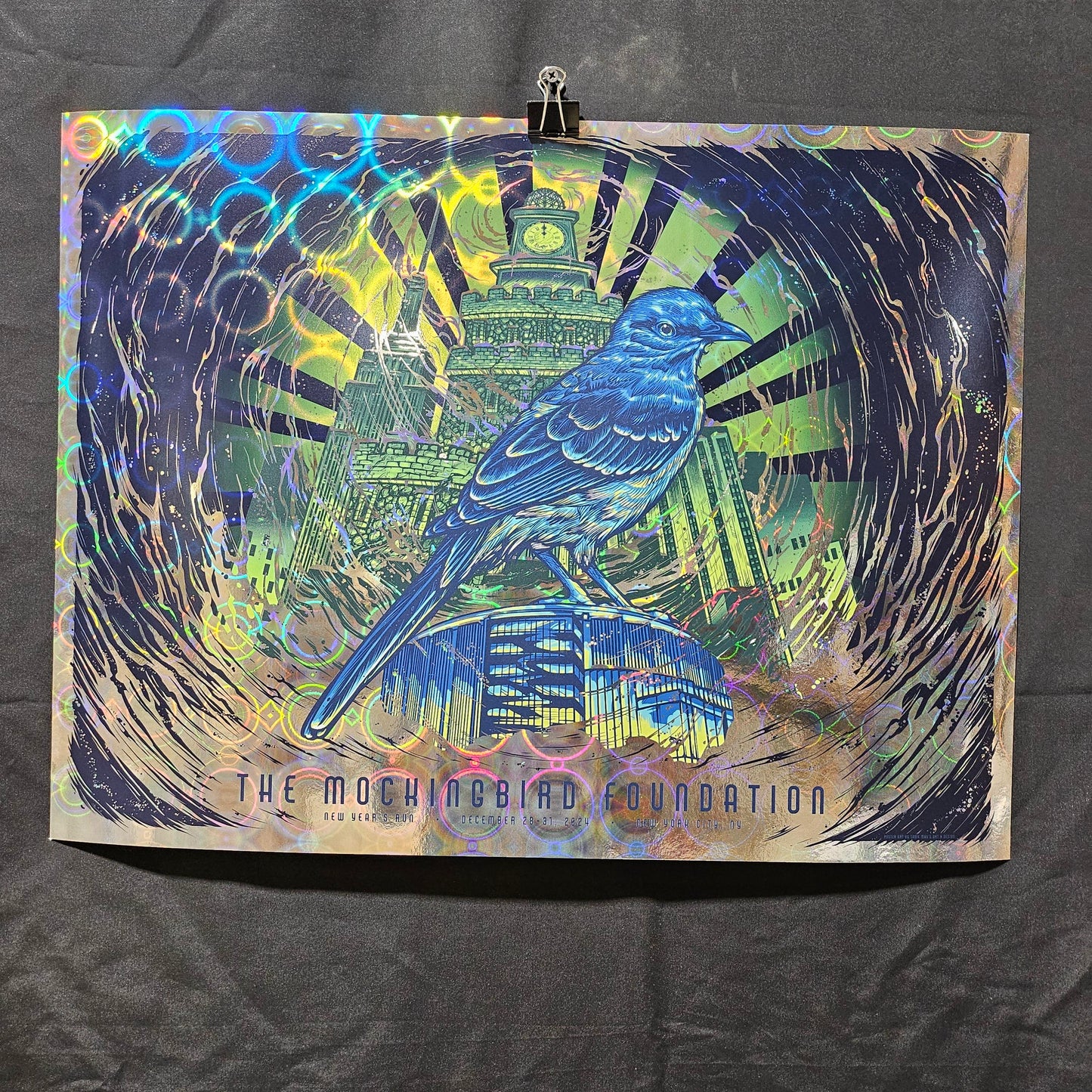 2025 NYE Run at Madison Square Garden Foil Poster