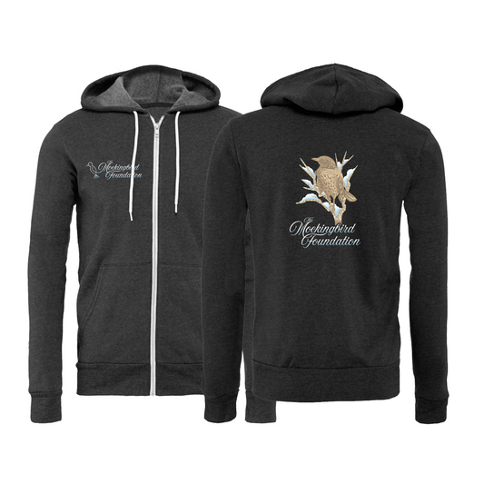 Mockingbird Foundation Grey Zip-up Hoodie Pre-Order